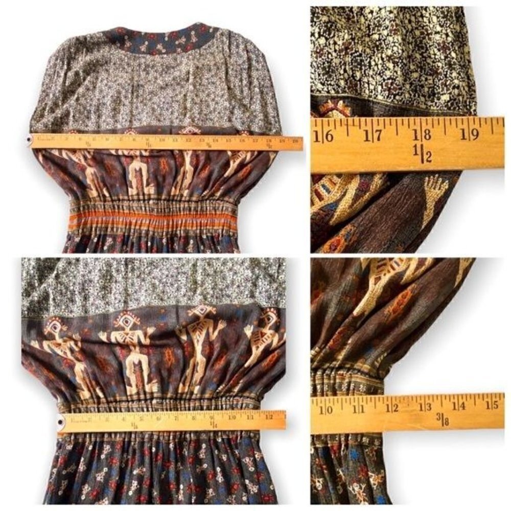 Vintage Platinum by Dorothy Schoelen Printed Jumpsuit, size 4 - Picture 11 of 14